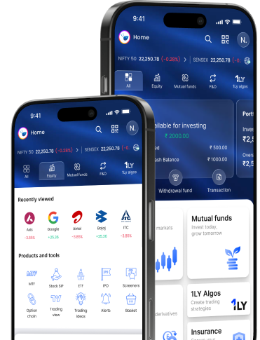 Alice Blue app on two phones
