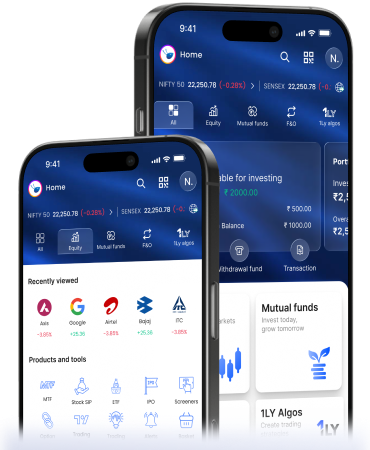 ANT Mobile app home screen on two phones