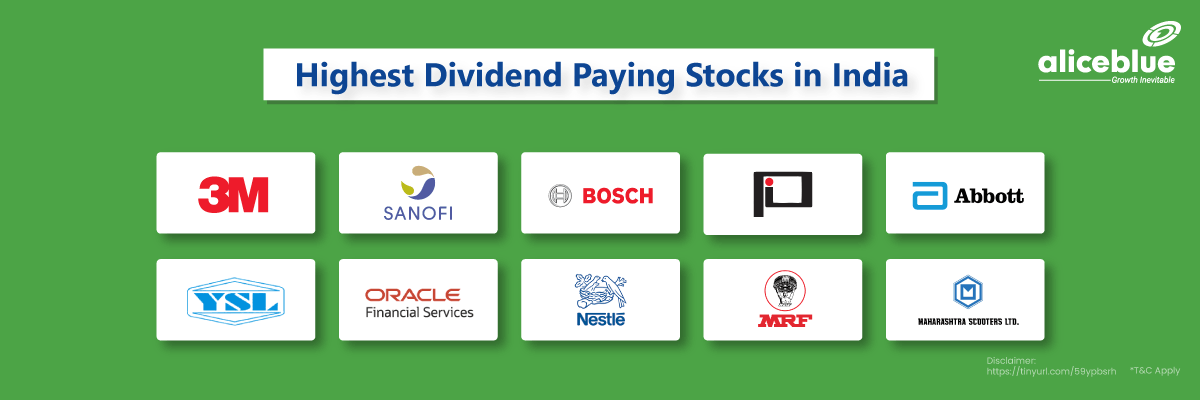 Highest Dividend Paying Stocks in India