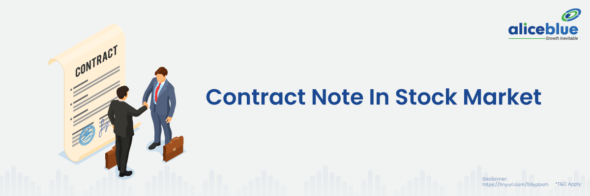 Contract Note In Stock Market