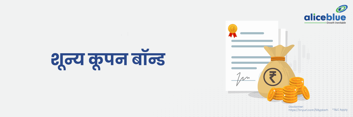 शून्य कूपन बॉन्ड - Zero Coupon Bonds Meaning in Hindi 