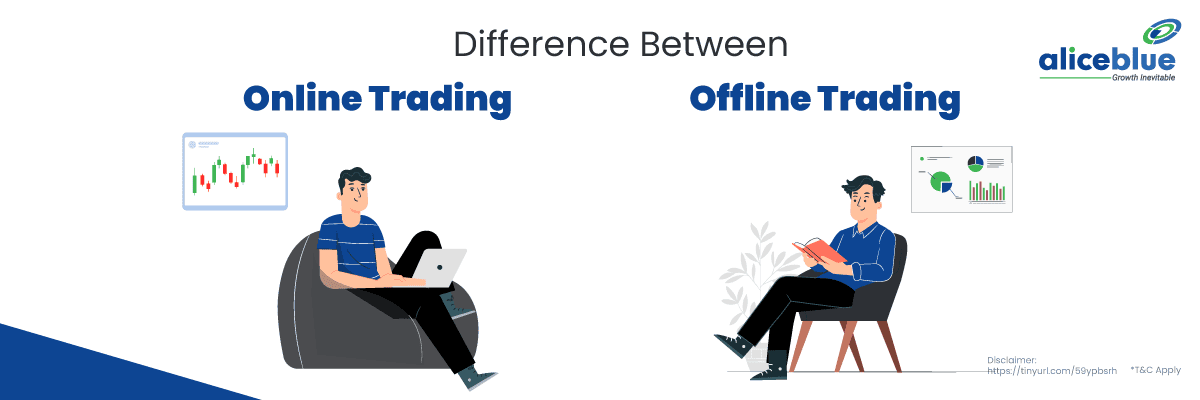 Difference Between Online Trading and Offline Trading English