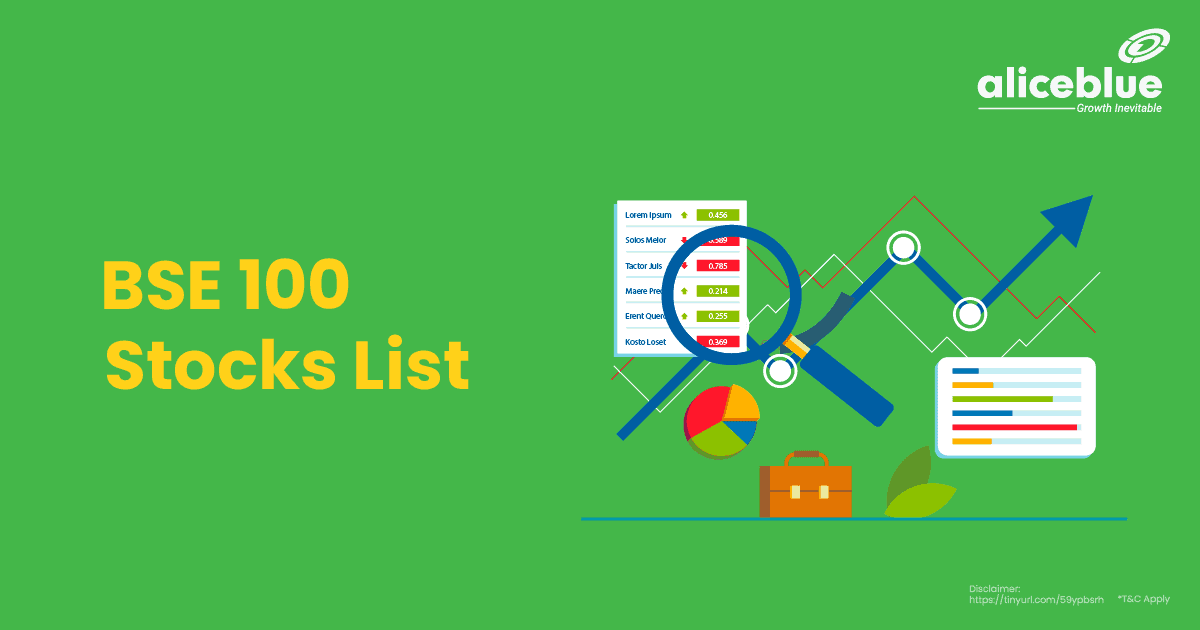 BSE 100 Stock List English