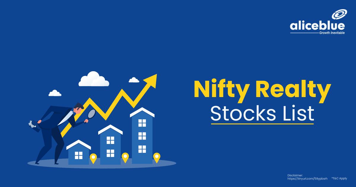 Nifty Realty Stocks List English
