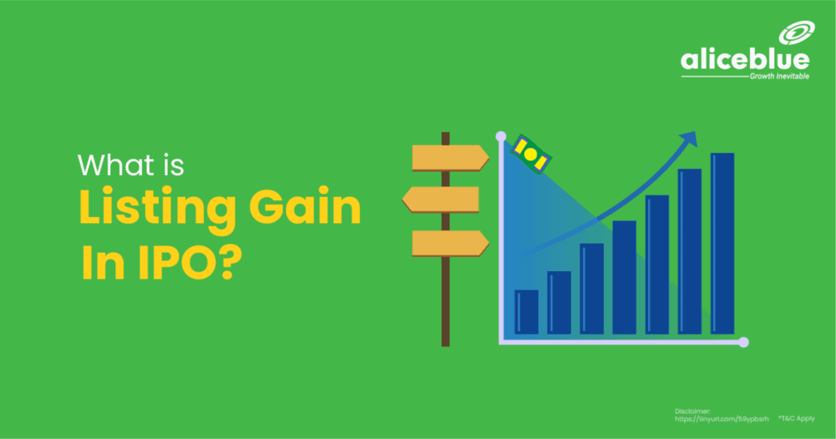 What is Listing Gain in IPO English