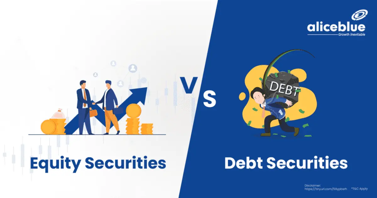 Equity vs Debt Securities English
