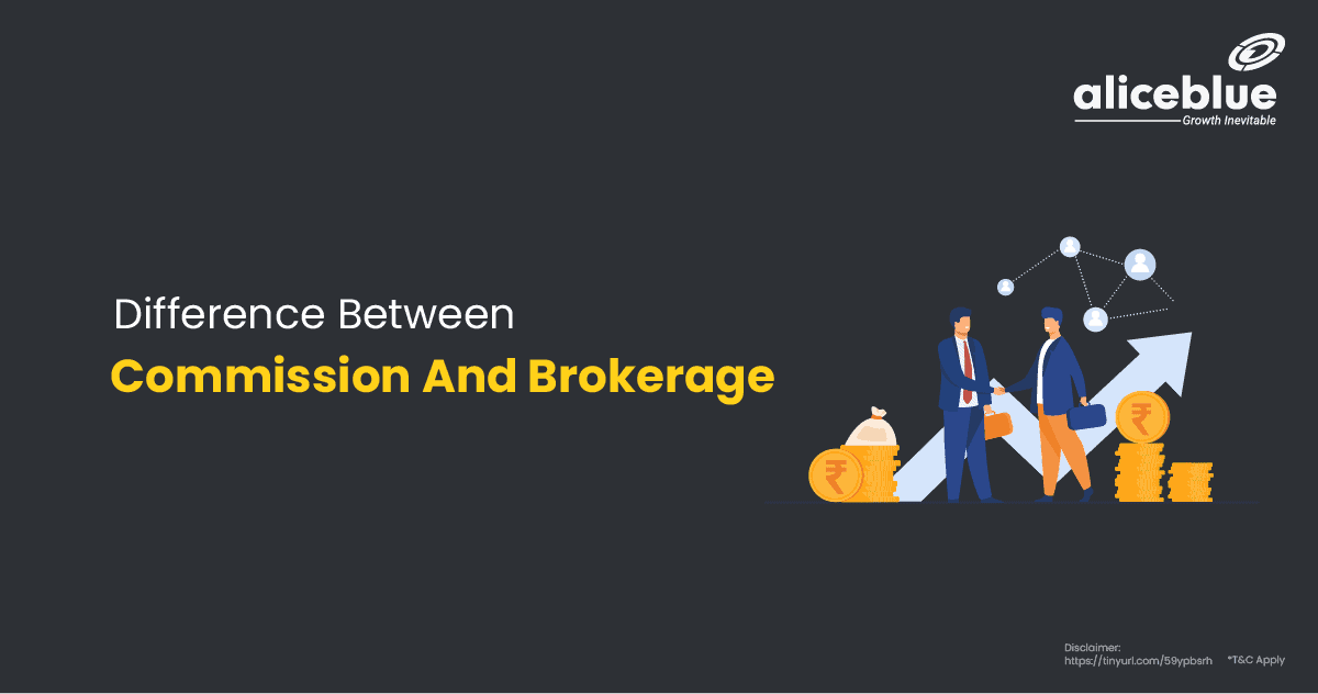 Difference Between Commission And Brokerage English