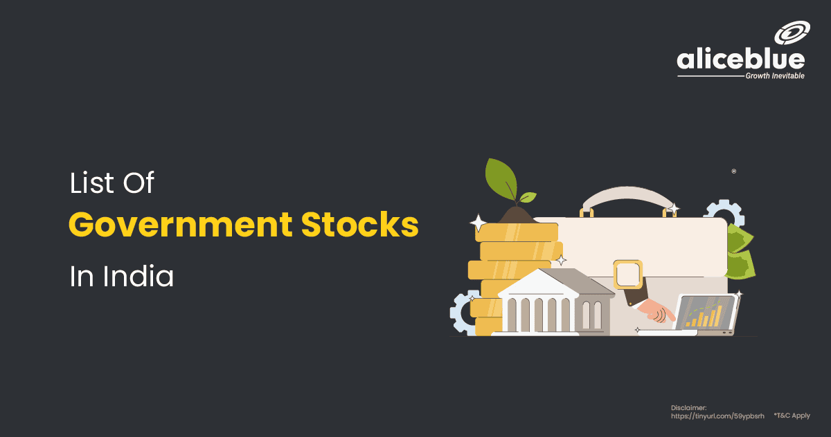 List Of Government Stocks In India English