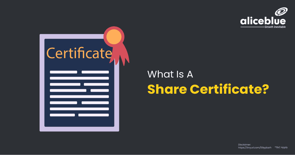 What Is A Share Certificate English