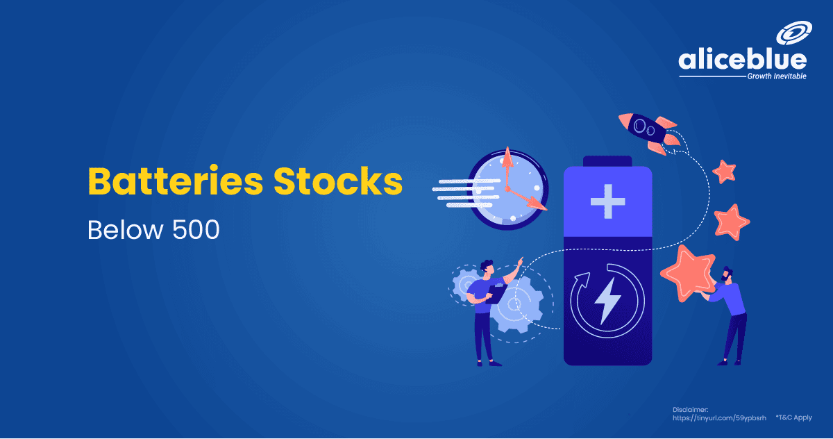Batteries Stocks Below 500