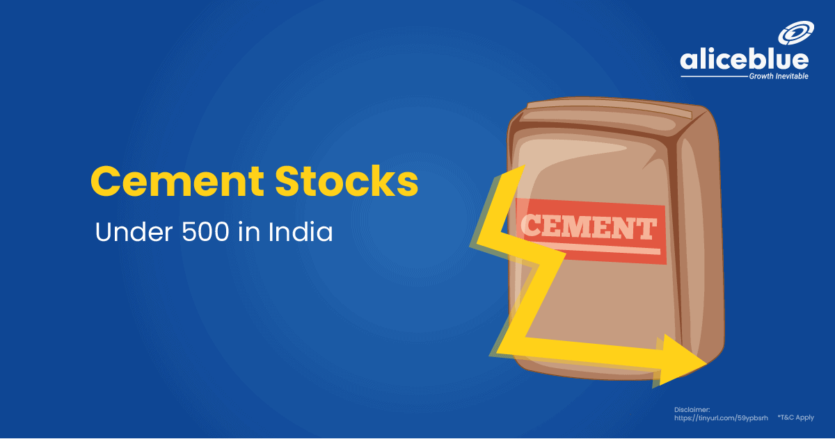 Cement Stocks Under 500 In India English