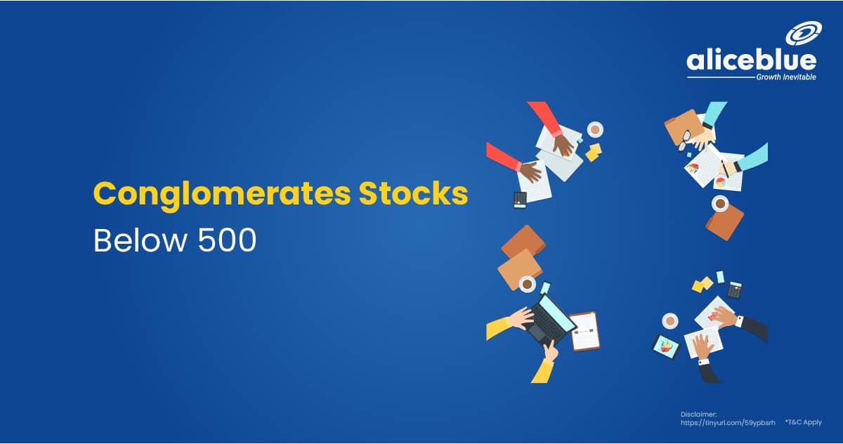 Conglomerates Stocks Below 500