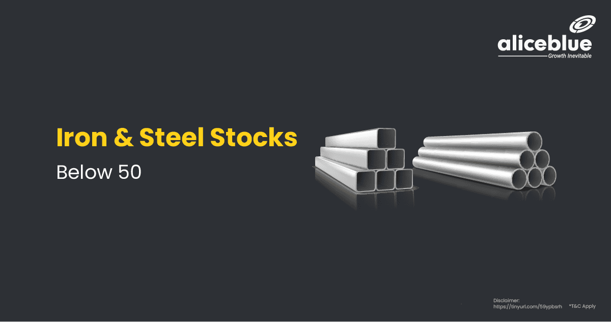 Iron & Steel Stocks Below 50 English