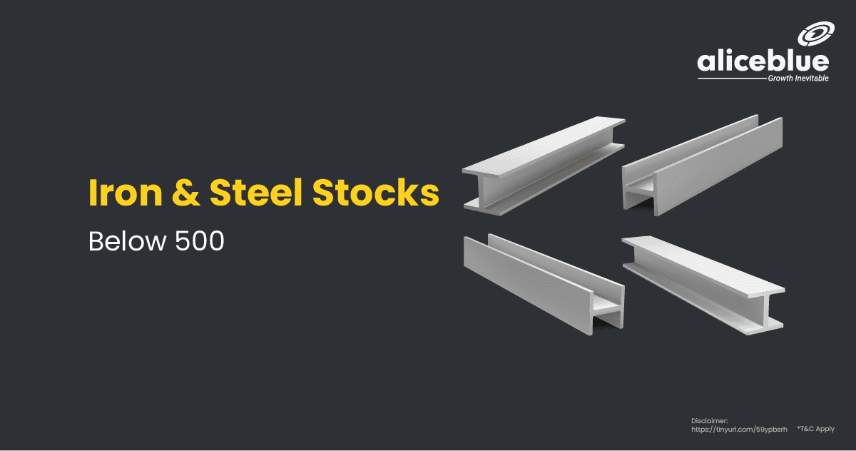 Iron & Steel Stocks Below 500 English
