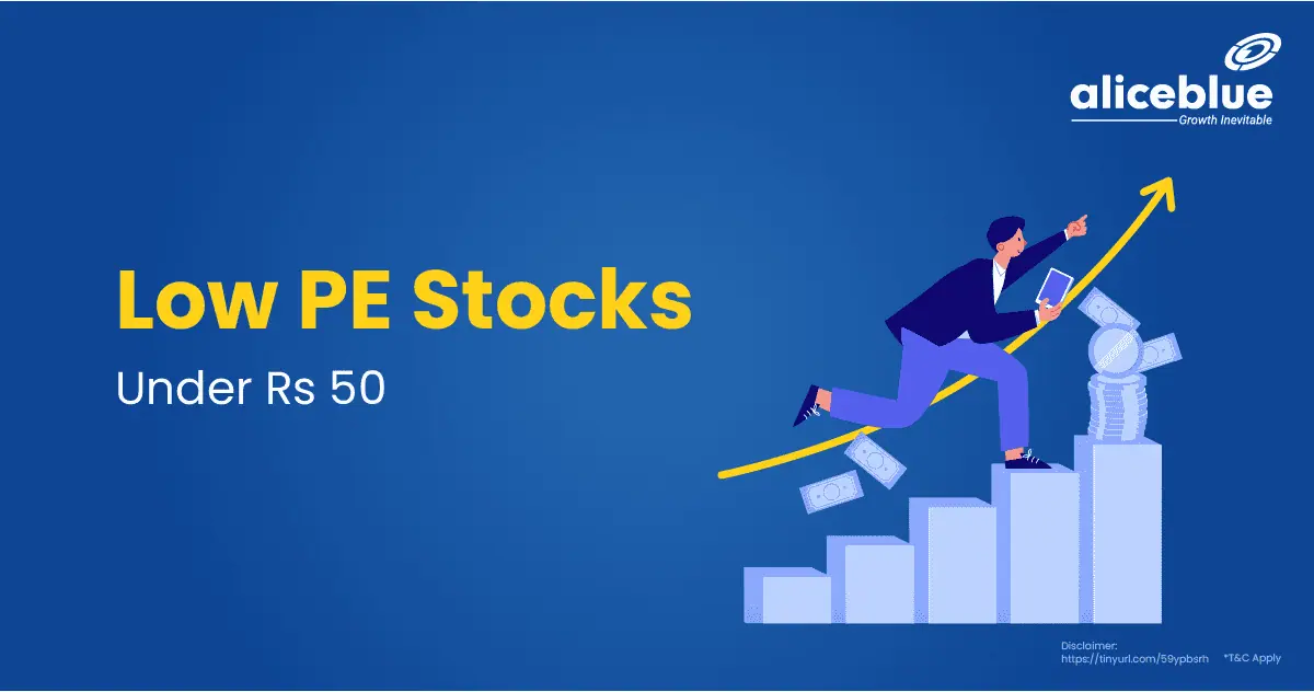 Low PE Stocks Under Rs 50 English