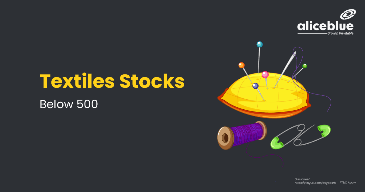 Textiles Stocks Below 500