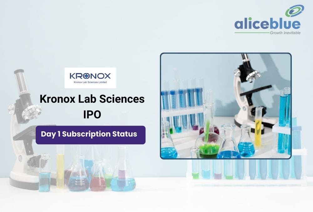 Kronox Lab Sciences IPO Attracts Moderate Interest, Subscribed 4.93x on Day 1 