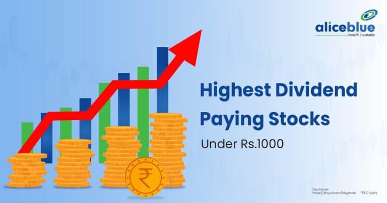 Highest Dividend Paying Stocks Under Rs.1000 English