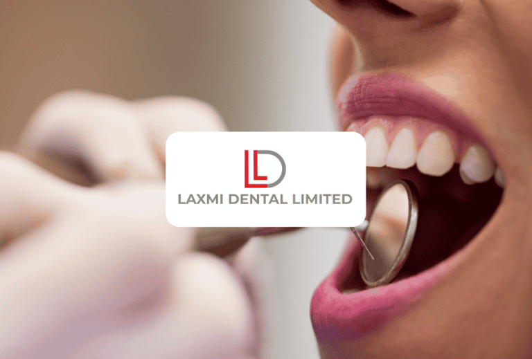 Laxmi Dental shares listed at ₹528 on BSE and ₹542 on NSE, exceeding expectations.