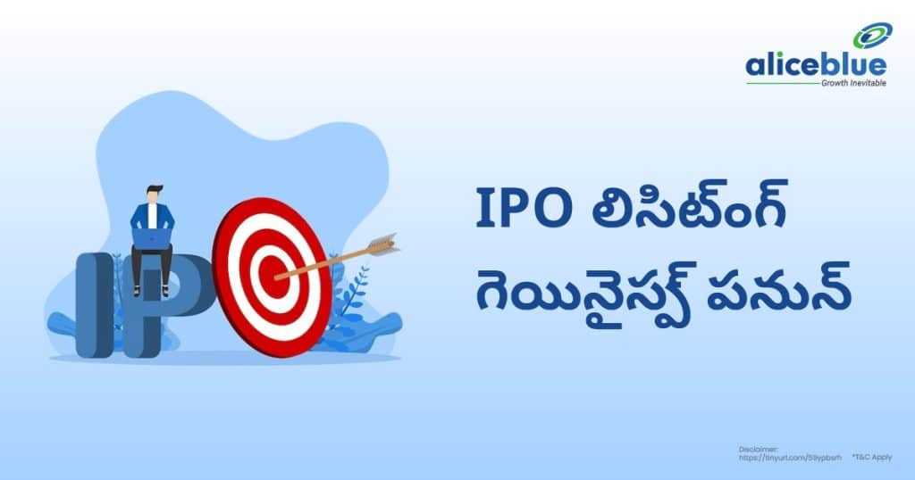 Taxation on IPO Listing Gains Telugu